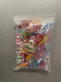 Fabrona GripLock Sewing Clips (50-Pack) – Heavy-Duty Fabric Clamps for Quilting & Crafting